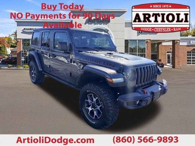 Used 2022 Gray Jeep Unlimited Rubicon image 1