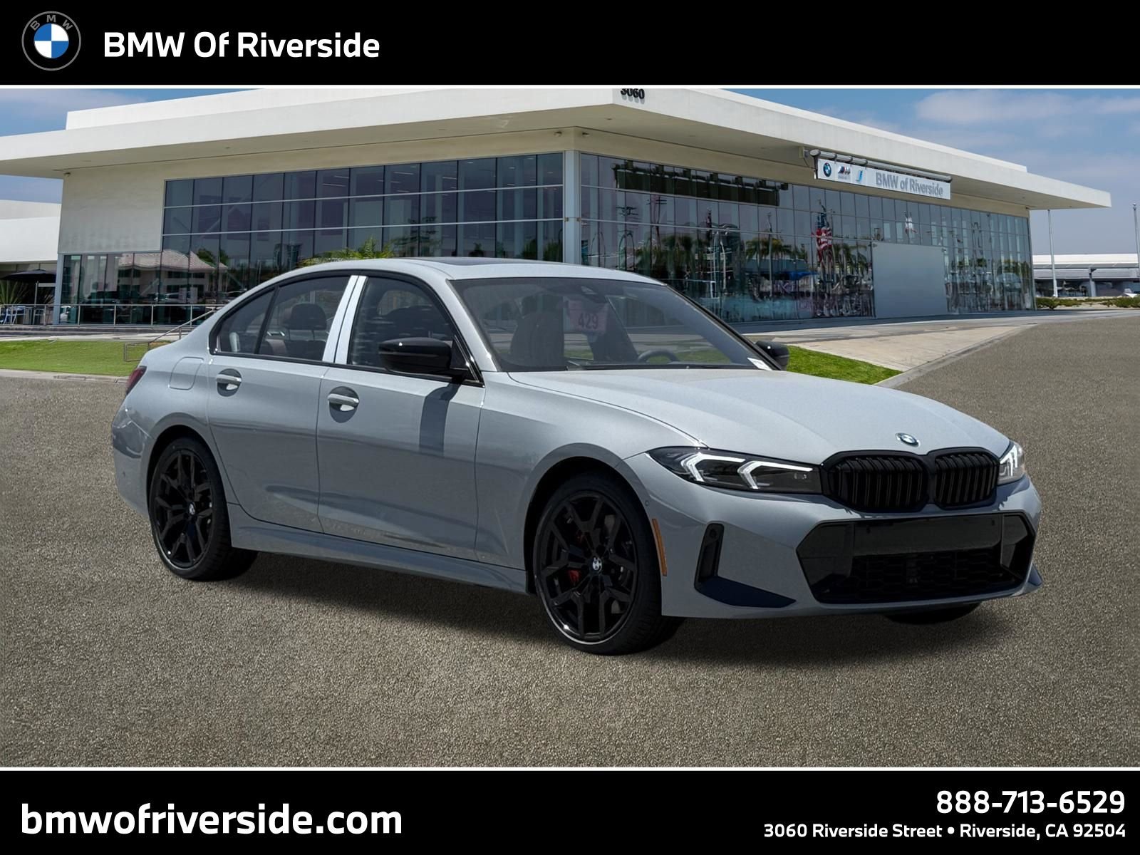 New 2026 Brooklyn Grey Metallic BMW 330i image 1