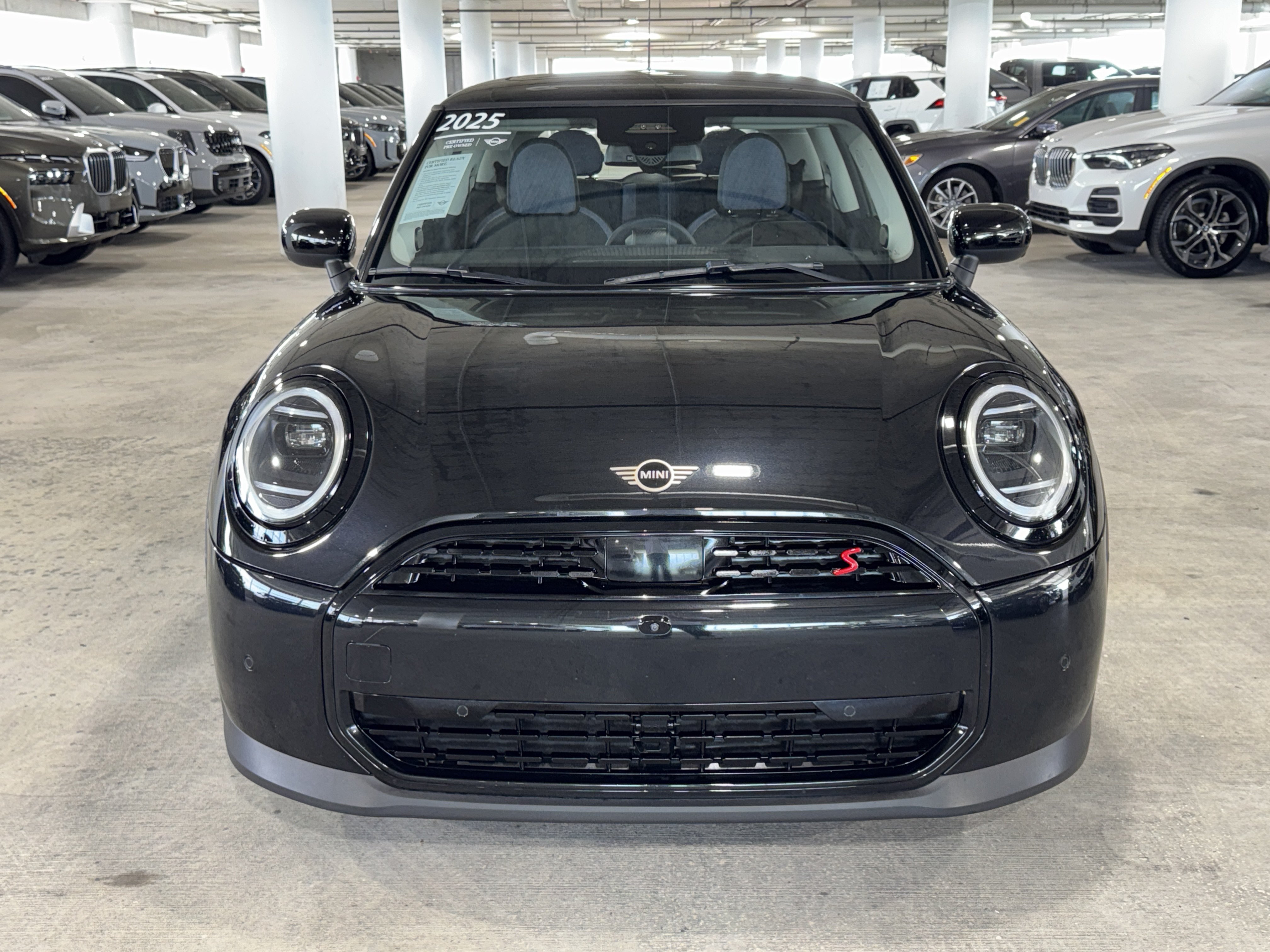Certified Used 2025 Midnight Black II Metallic MINI Iconic image 3