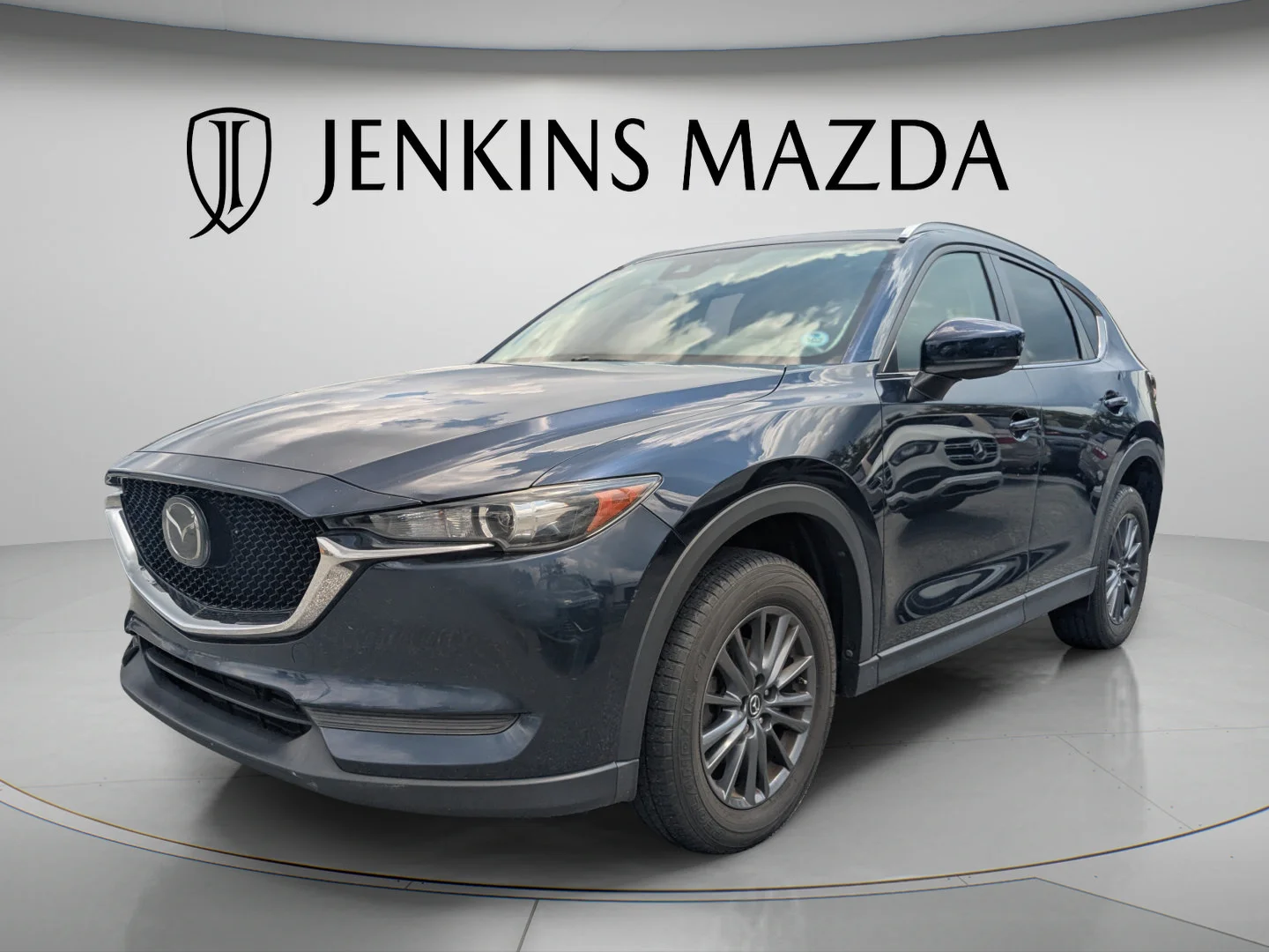 Used 2019 Deep Crystal Blue Mica Mazda Touring image 3