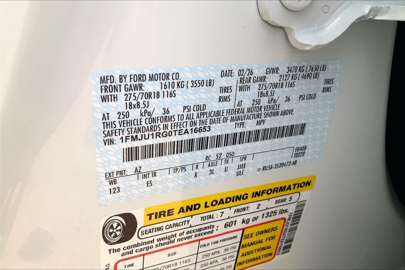 New 2026 Star White Metallic Tri-Coat Ford Tremor® image 21