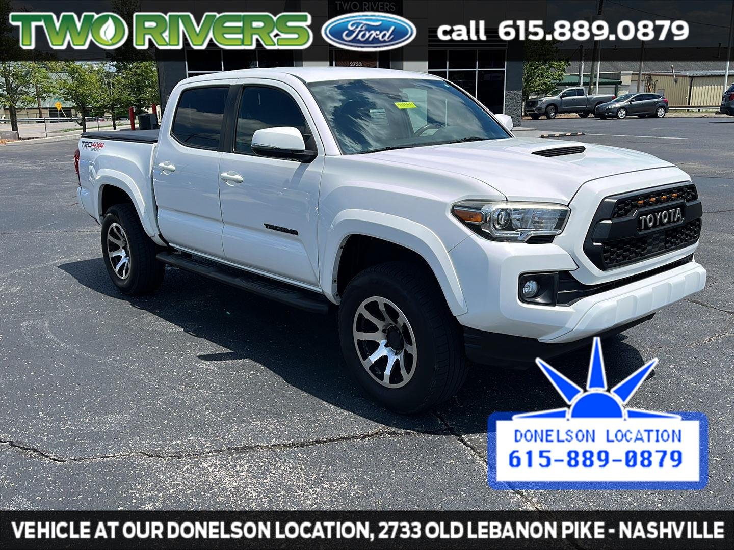 Used 2019 Super White Toyota TRD Sport image 2