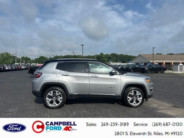 Used 2021 Billet Silver Metallic Clearcoat Jeep Limited image 2