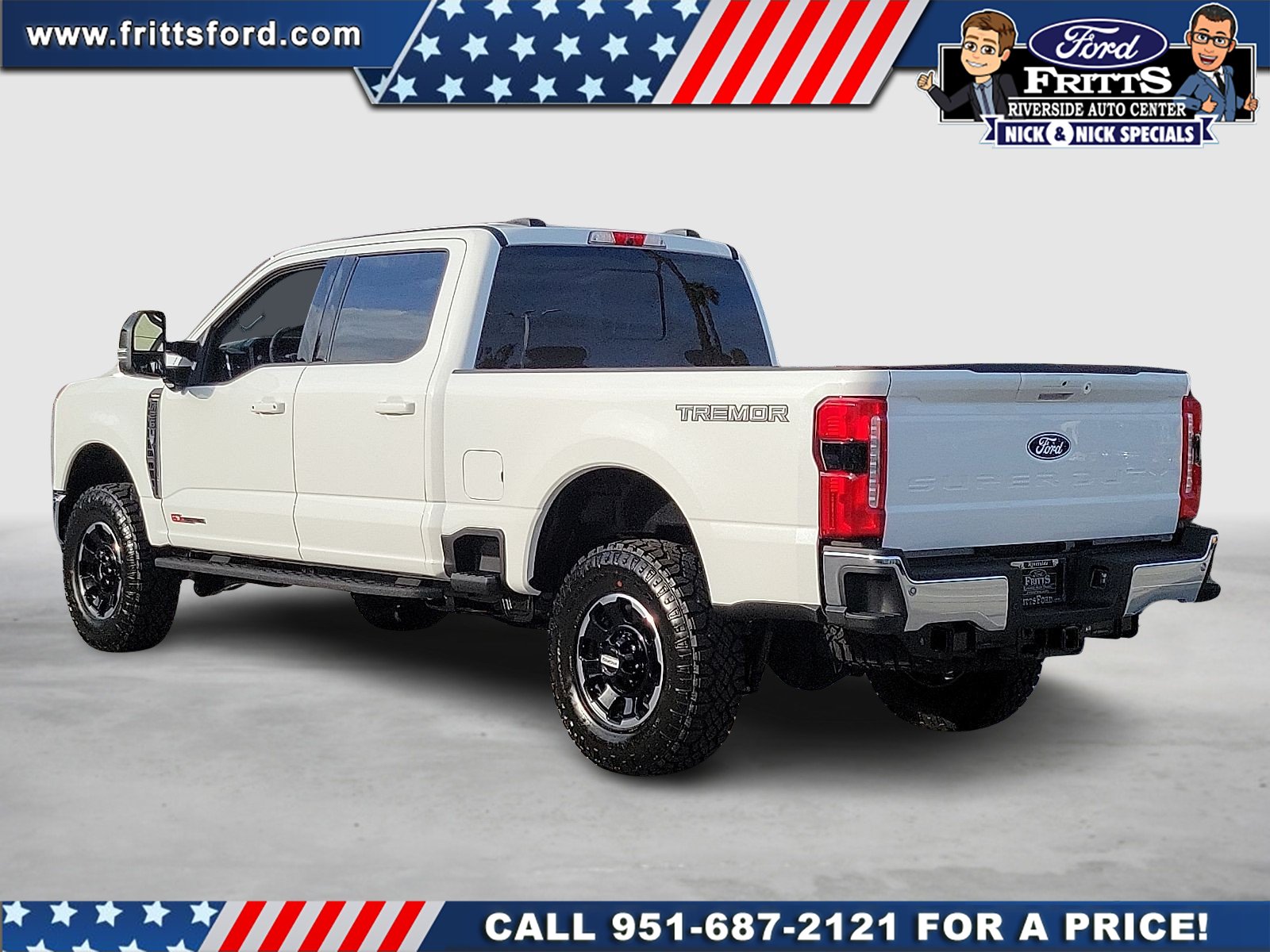 New 2027 Star White Metallic Tri-Coat Ford F-250® Lariat® image 2