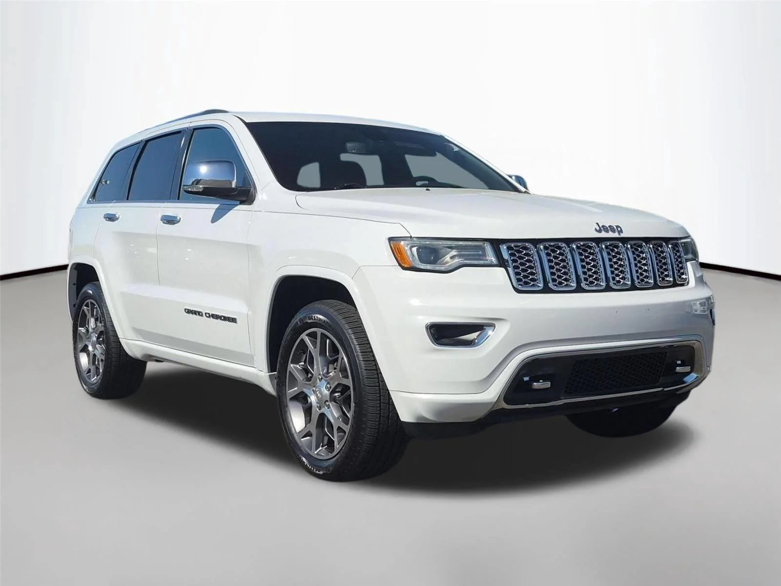 Used 2020 Bright White Clearcoat Jeep Overland image 7
