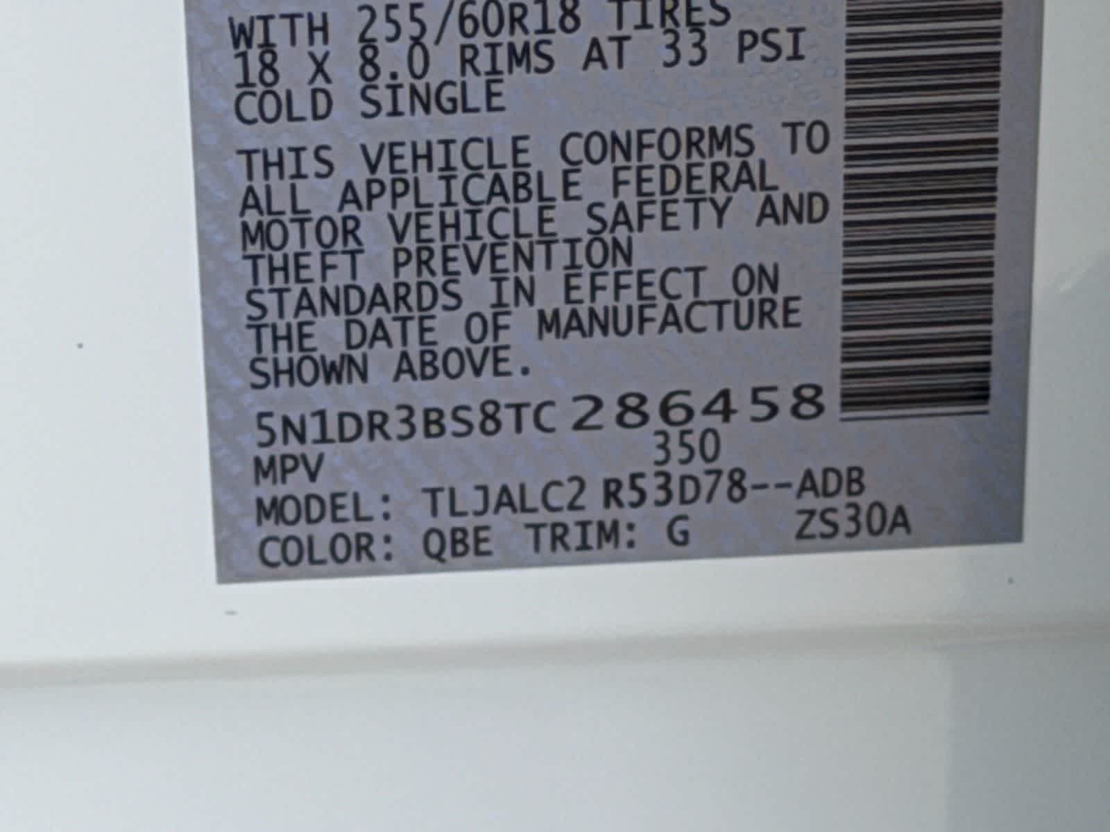 New 2026 Everest White Pearl TriCoat Nissan SV image 23