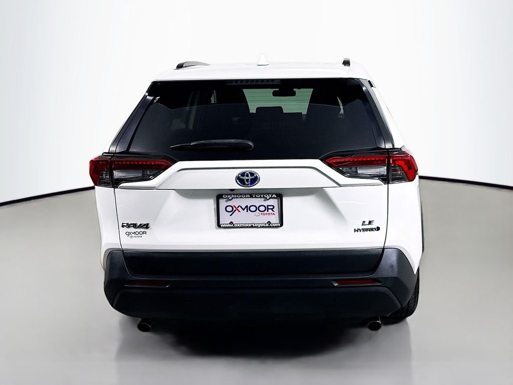 Used 2020 Super White Toyota Hybrid LE image 6