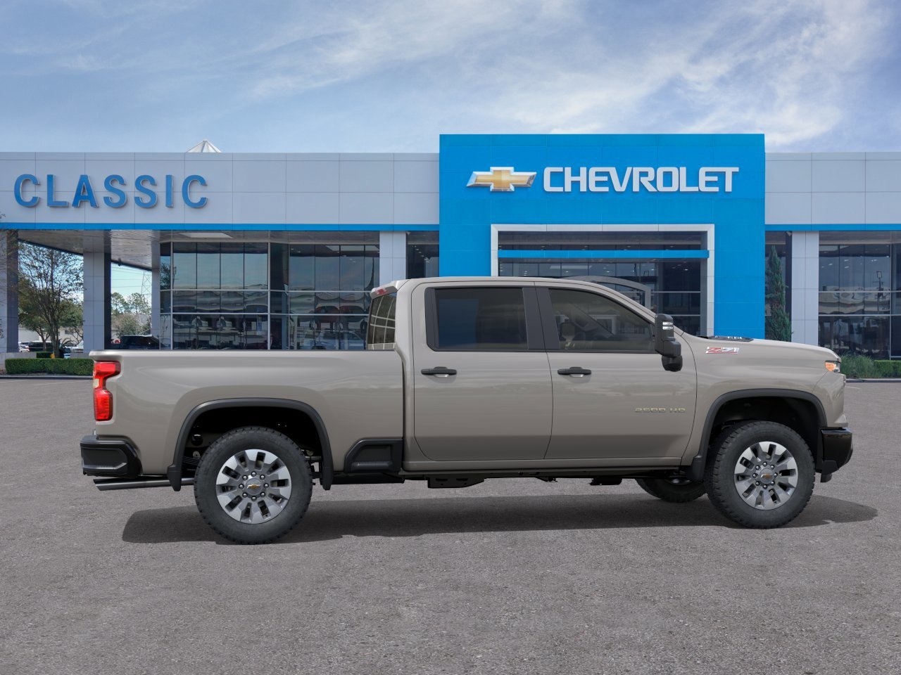 2026 Chevrolet Silverado 2500 HD Custom Tan at Classic Elite Chevrolet Sugar Land