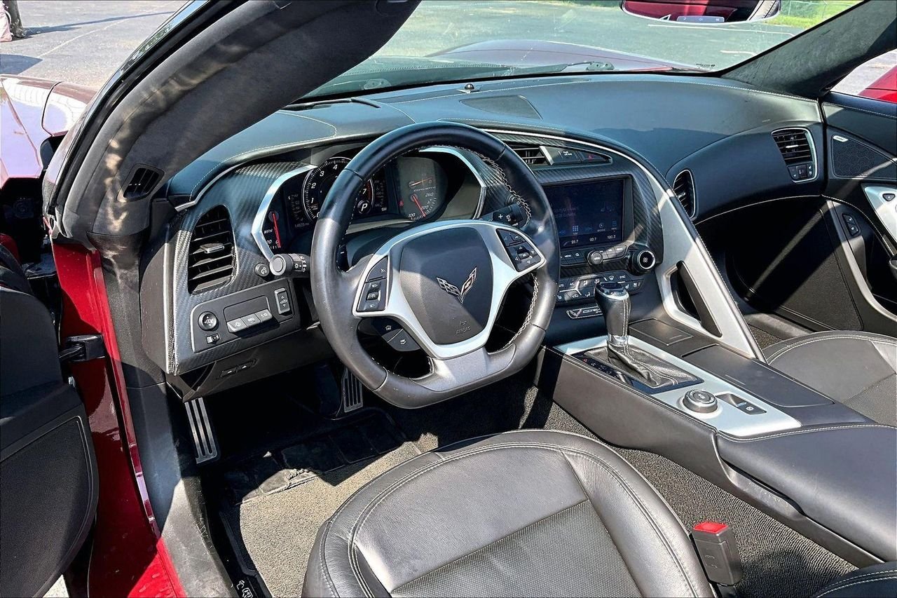 Used 2017 Long Beach Red Metallic Tintcoat Chevrolet Stingray Z51 image 5