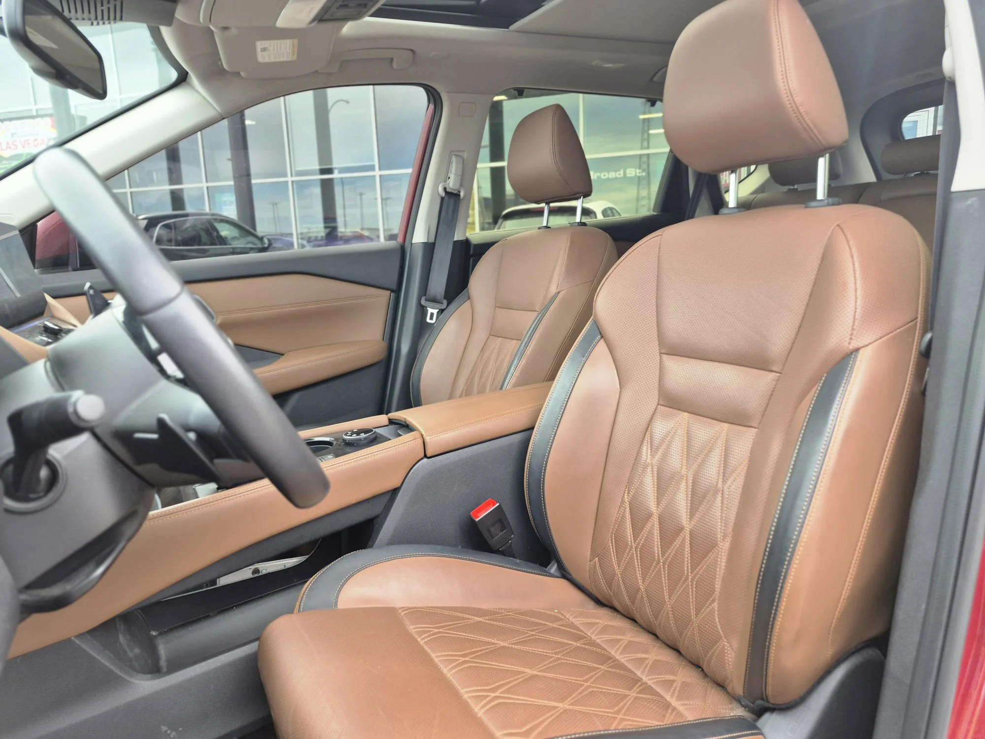 Certified Used 2024 Scarlet Ember Tintcoat Nissan Platinum AWD*Adaptive Cruise | Remote Start | Nav | 360 Cam | Htd Leather | Pano Roof | Htd Wheel image 7