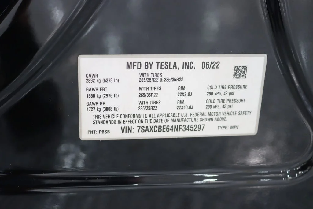 Used 2022 Gray Tesla Plaid image 42