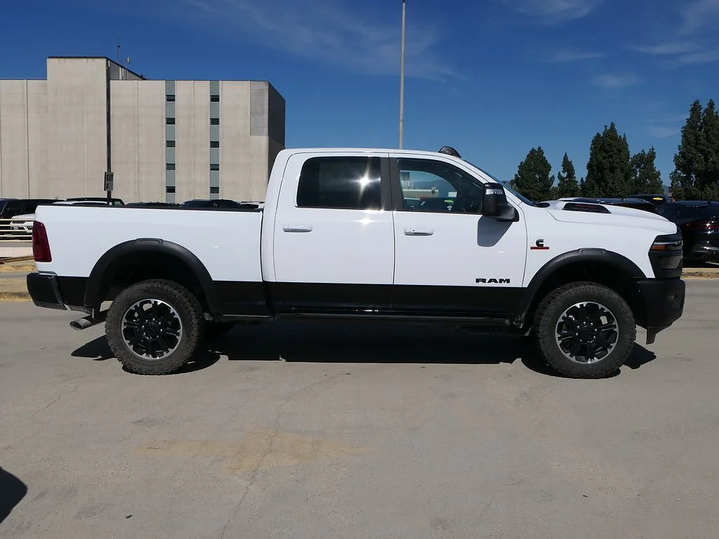 New 2026 Bright White Clear Coat RAM Power Wagon Rebel Crew Cab 4x4 6