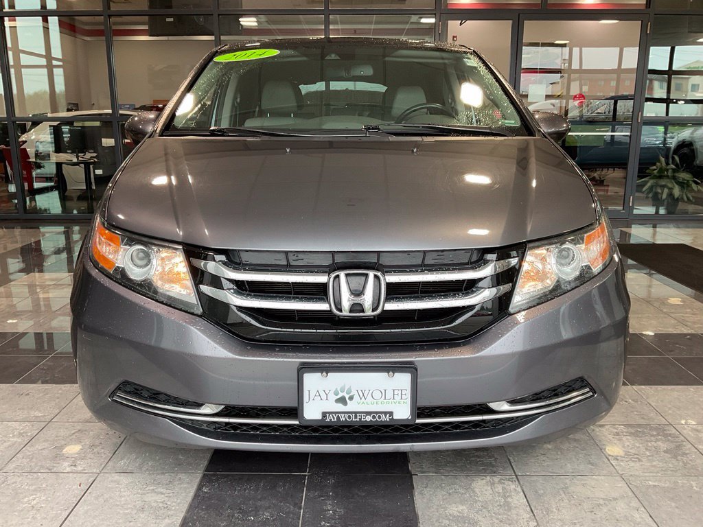 Used 2014 Honda Odyssey EX-L with VIN 5FNRL5H65EB130966 for sale in Kansas City
