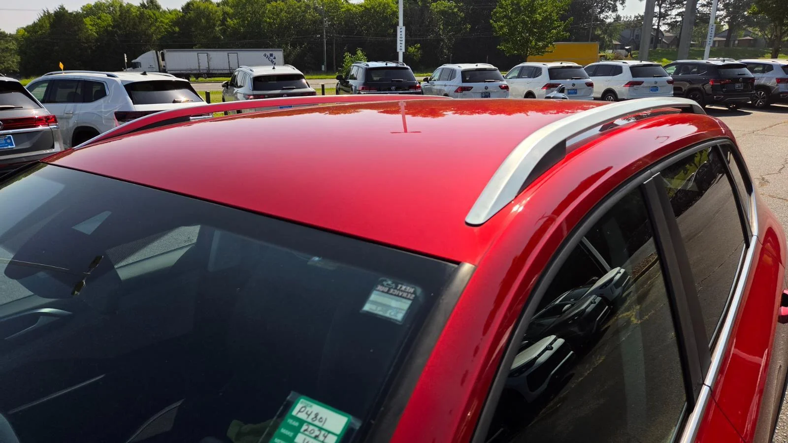 Certified Used 2024 Kings Red Metallic Volkswagen SE image 9