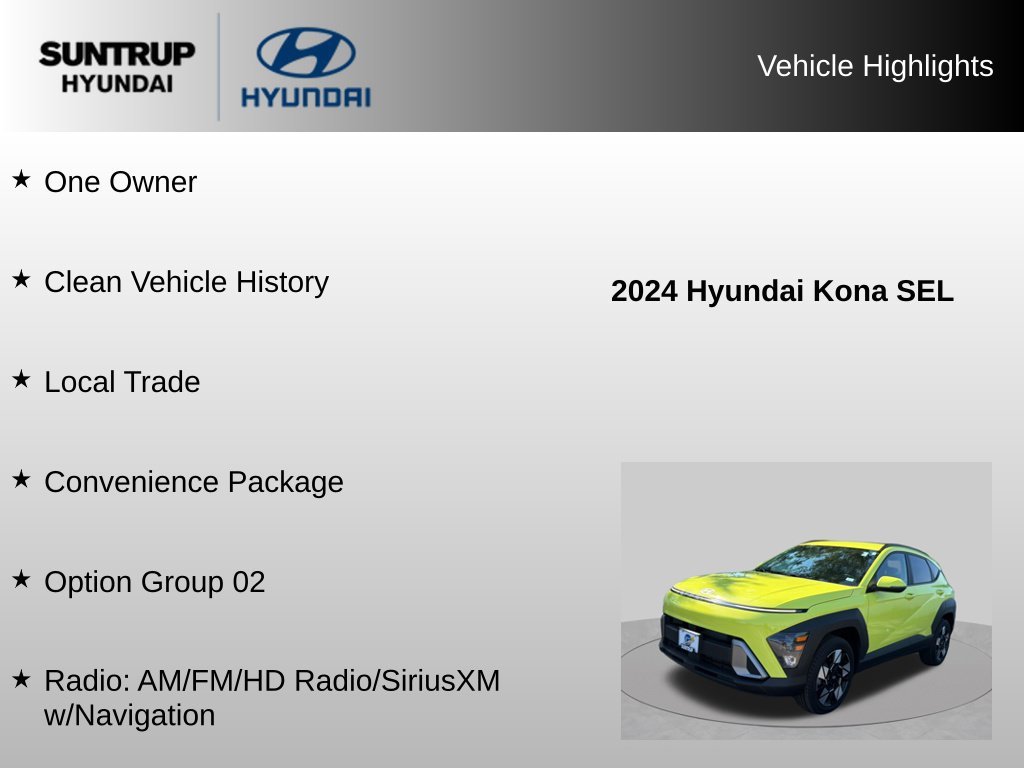 Used 2024 Neoteric Yellow Hyundai SEL image 8