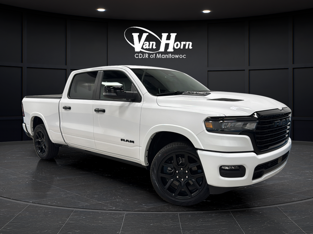 Used 2025 Bright White Clearcoat Ram Laramie image 1