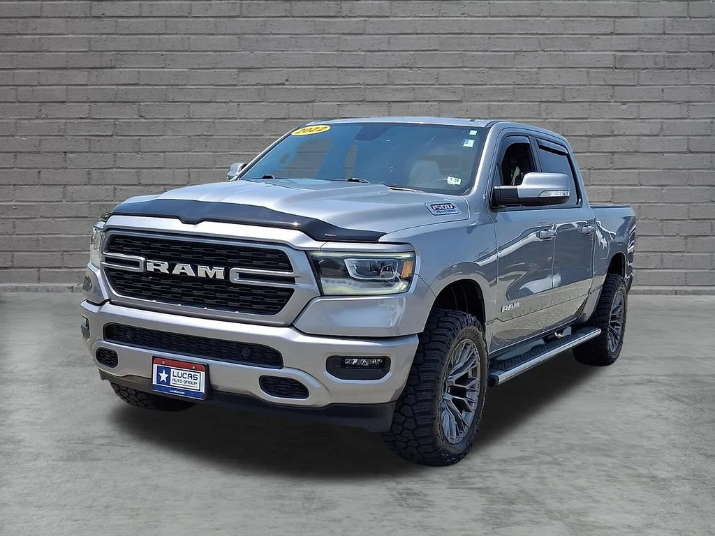 Used 2022 Billet Silver Metallic Clearcoat Ram Big Horn image 5