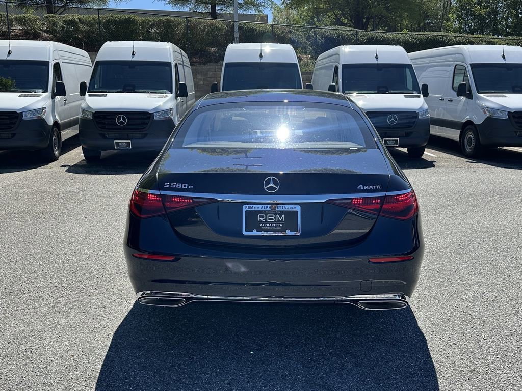 New 2026 Nautical Blue Metallic Mercedes-Benz S 580e image 7