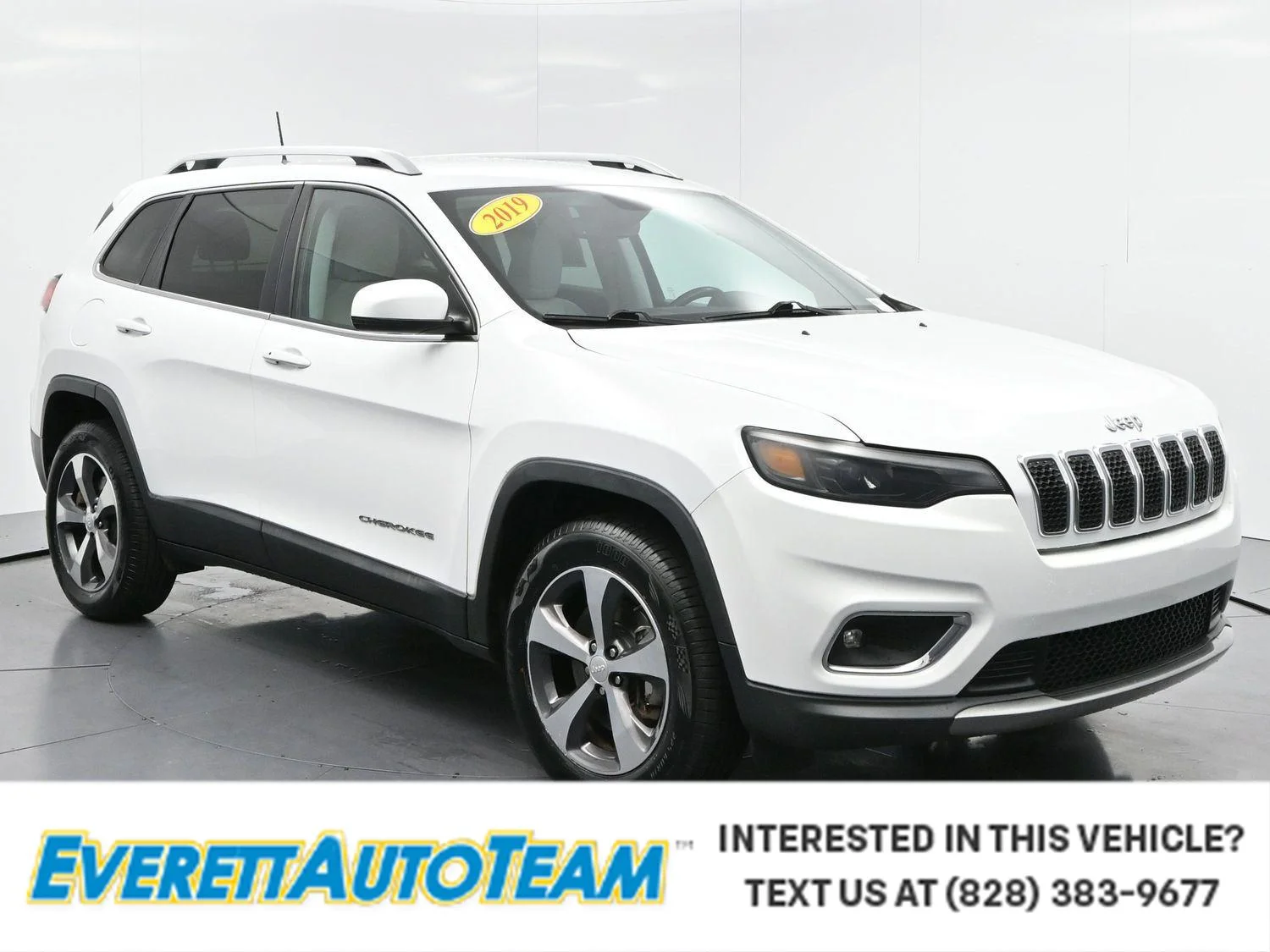 Used 2019 Bright White Clearcoat Jeep Limited image 1