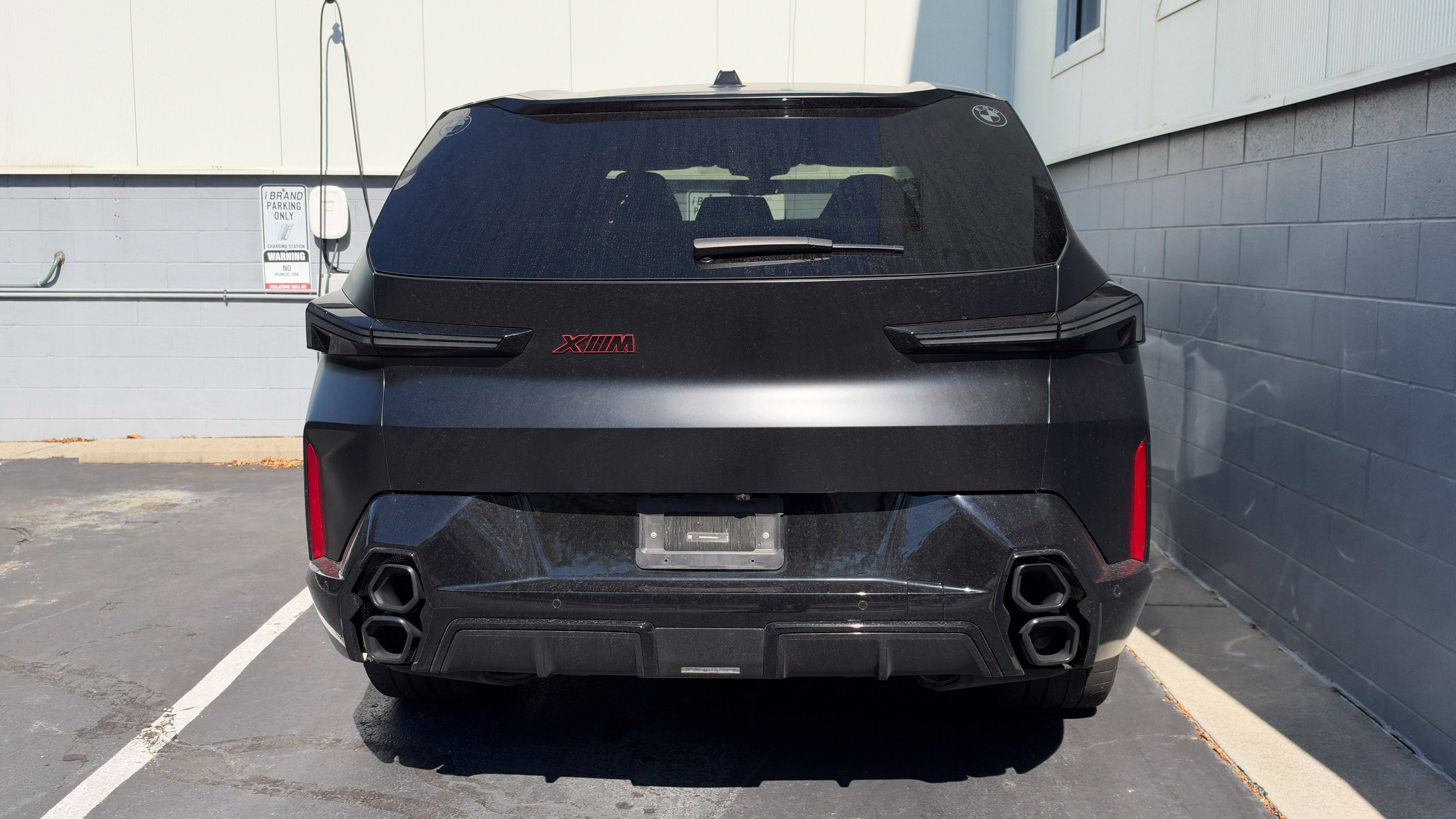 Used 2024 Individual Frozen Black Metallic BMW Label image 8