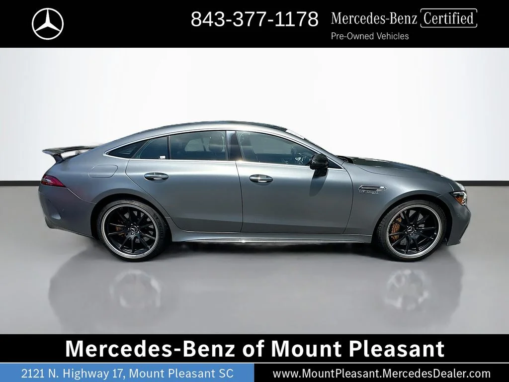 Certified Used 2021 designo Selenite Gray Magno Mercedes-AMG S image 4