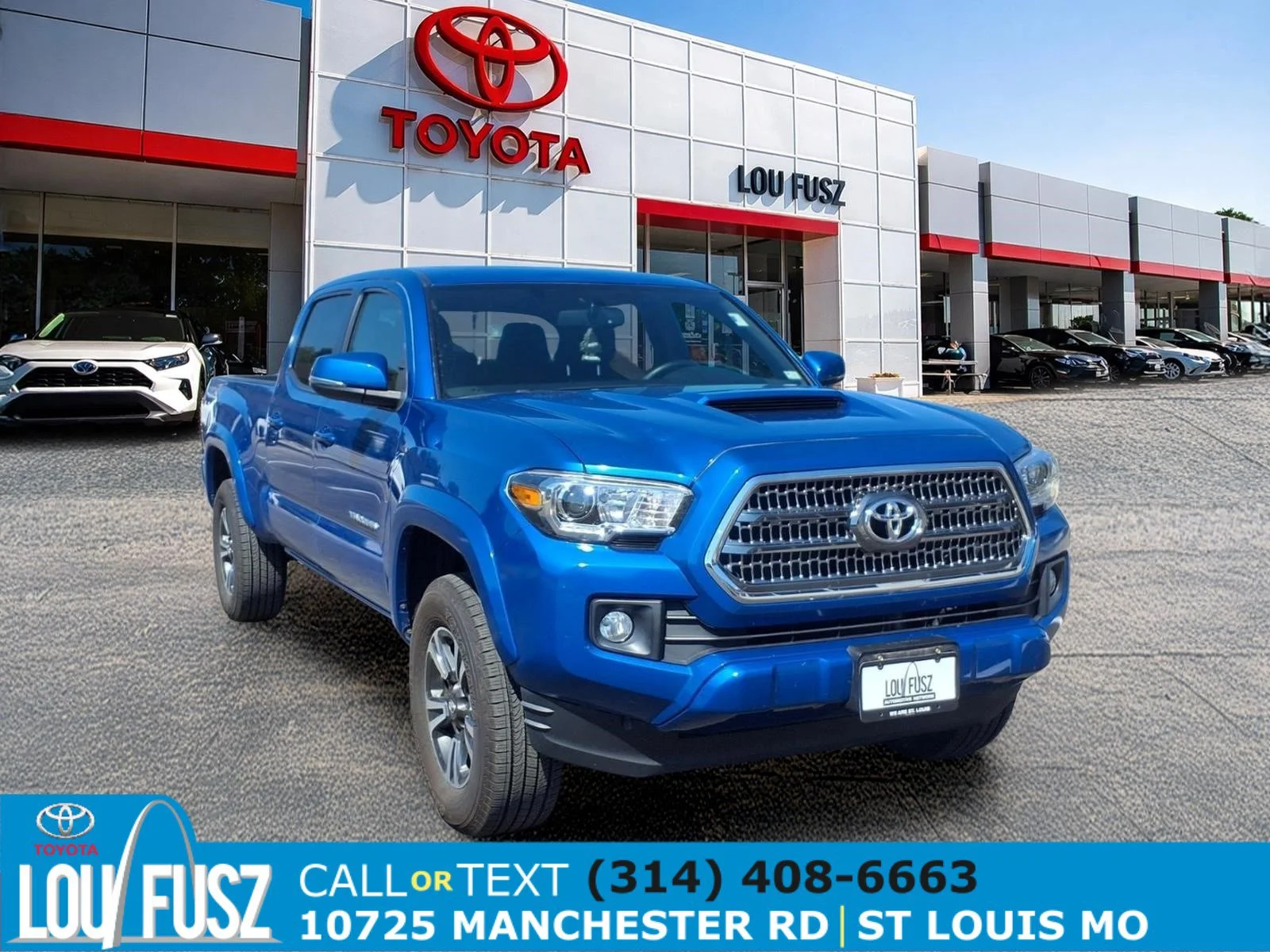 Used 2017 Blazing Blue Toyota TRD Sport image 1