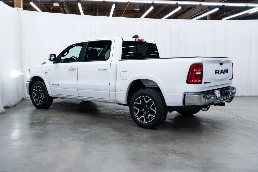 New 2026 Bright White Clear-Coat Exterior Paint RAM Laramie image 4