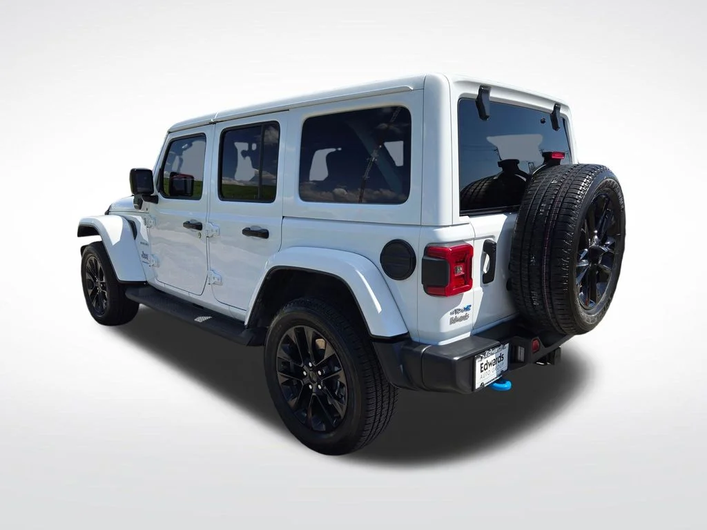 Used 2023 White Jeep Sahara 4xe image 5
