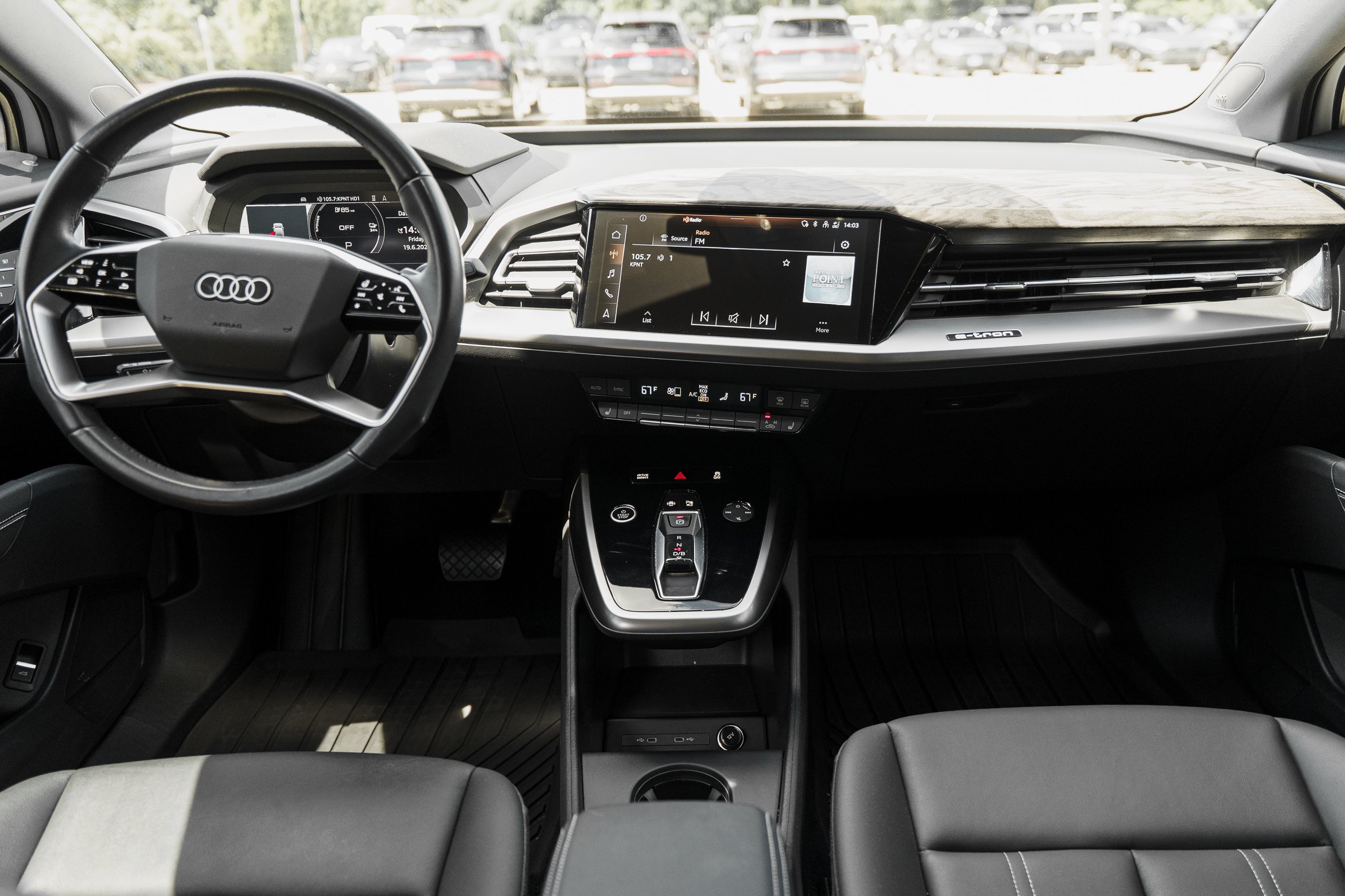 Used 2023 Glacier White Metallic Audi Premium Plus image 8