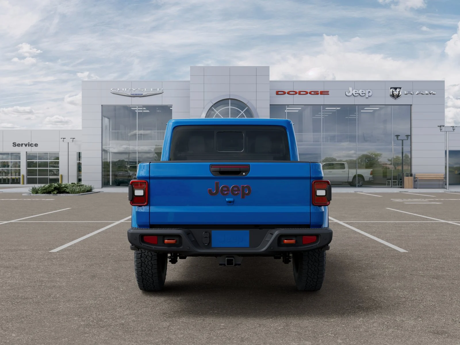 New 2026 Hydro Blue Pearl-Coat Exterior Paint Jeep Rubicon X image 7