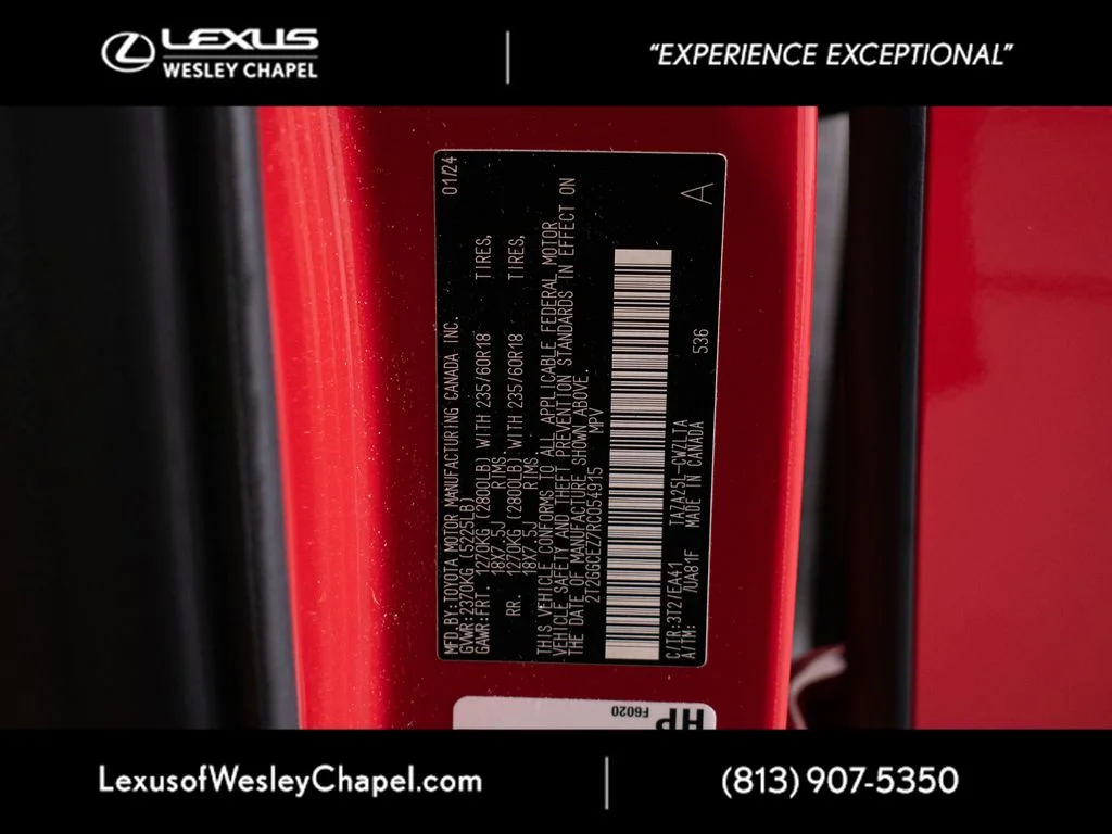 Used 2024 Red Lexus 350 Premium image 21