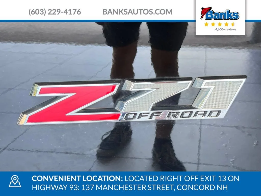 Certified Used 2021 BLACK Chevrolet 4WD Z71 image 6