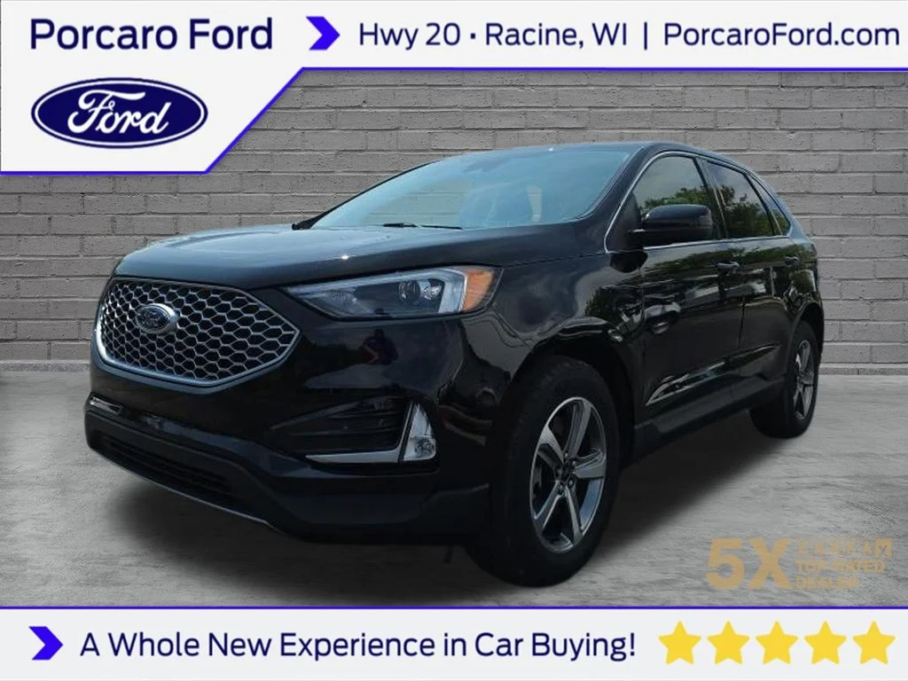 Used 2024 Agate Black Metallic Ford SEL image 1