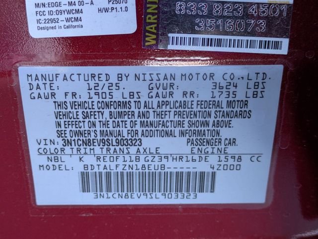 New 2025 Scarlet Ember Tintcoat Nissan SV image 28
