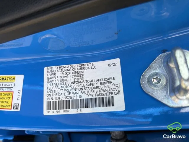 Used 2022 Blue Honda Sport Touring image 35