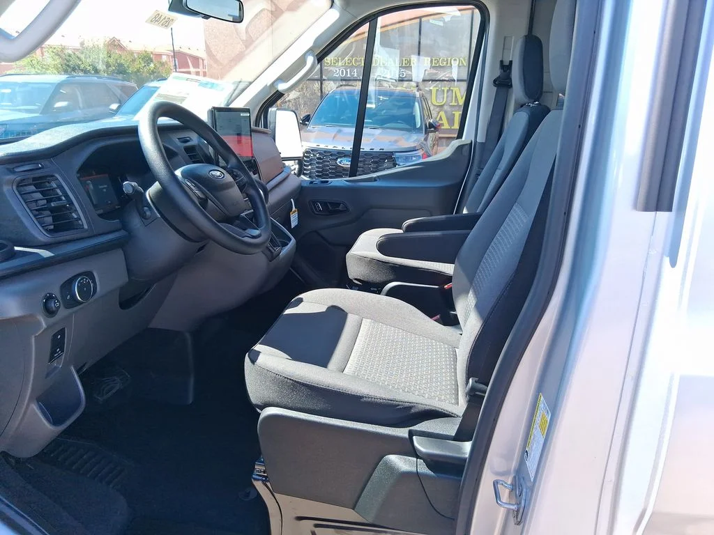 New 2026 Ingot Silver Metallic Ford Passenger Van XL image 9