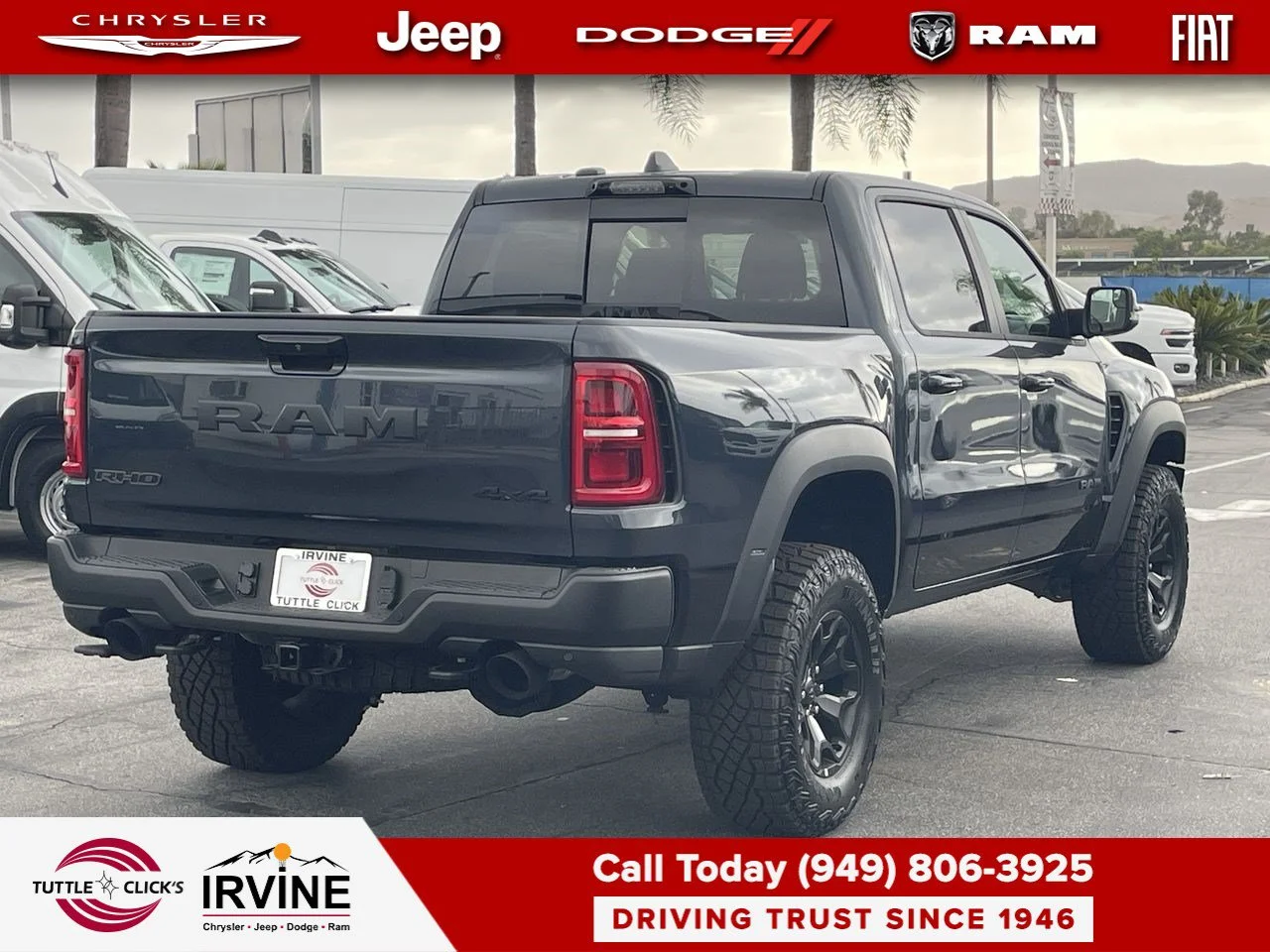 New 2026 Forged Blue Metallic Exterior Paint RAM RHO image 12