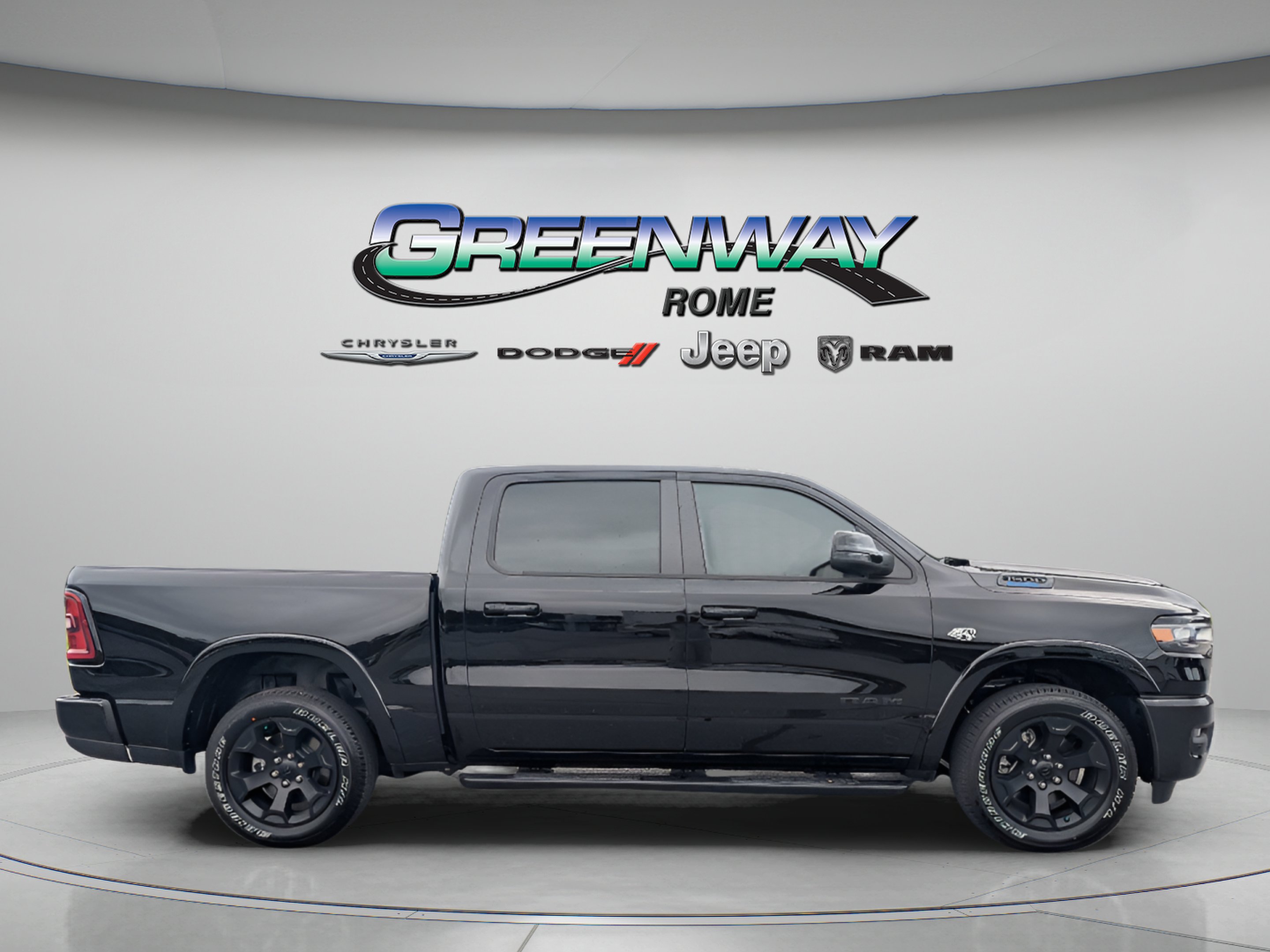 New 2026 Diamond Black Crystal Pearlcoat RAM Big Horn image 9