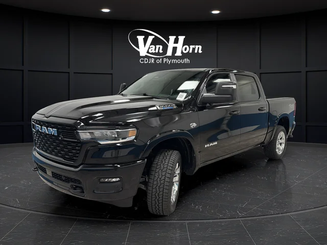 New 2026 Diamond Black Crystal Pearlcoat RAM Big Horn/Lone Star image 3