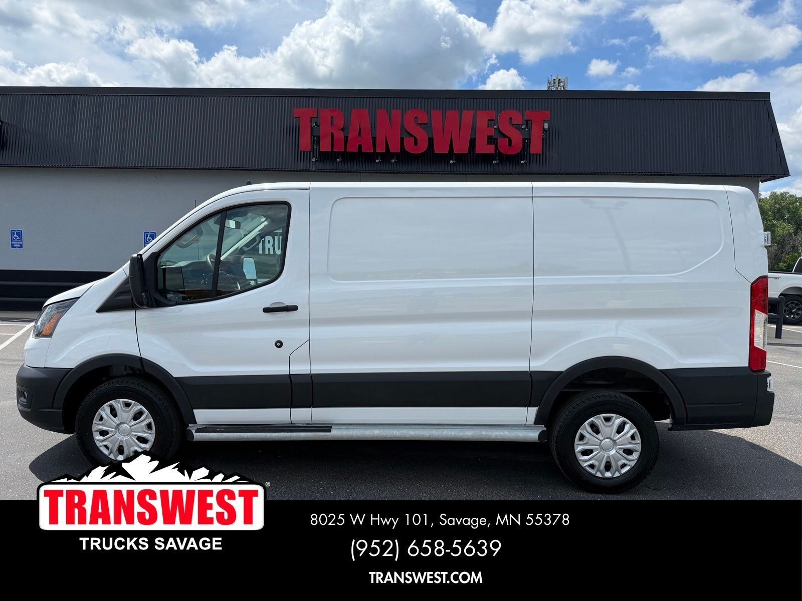 Used 2025 Ford Transit Van Base with VIN 1FTBR1Y80SKA53738 for sale in Minneapolis, Minnesota