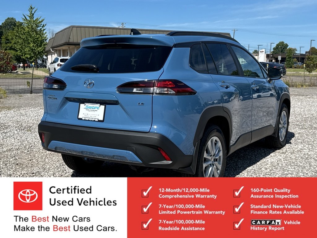 Certified Used 2026 Cavalry Blue Toyota LE image 3