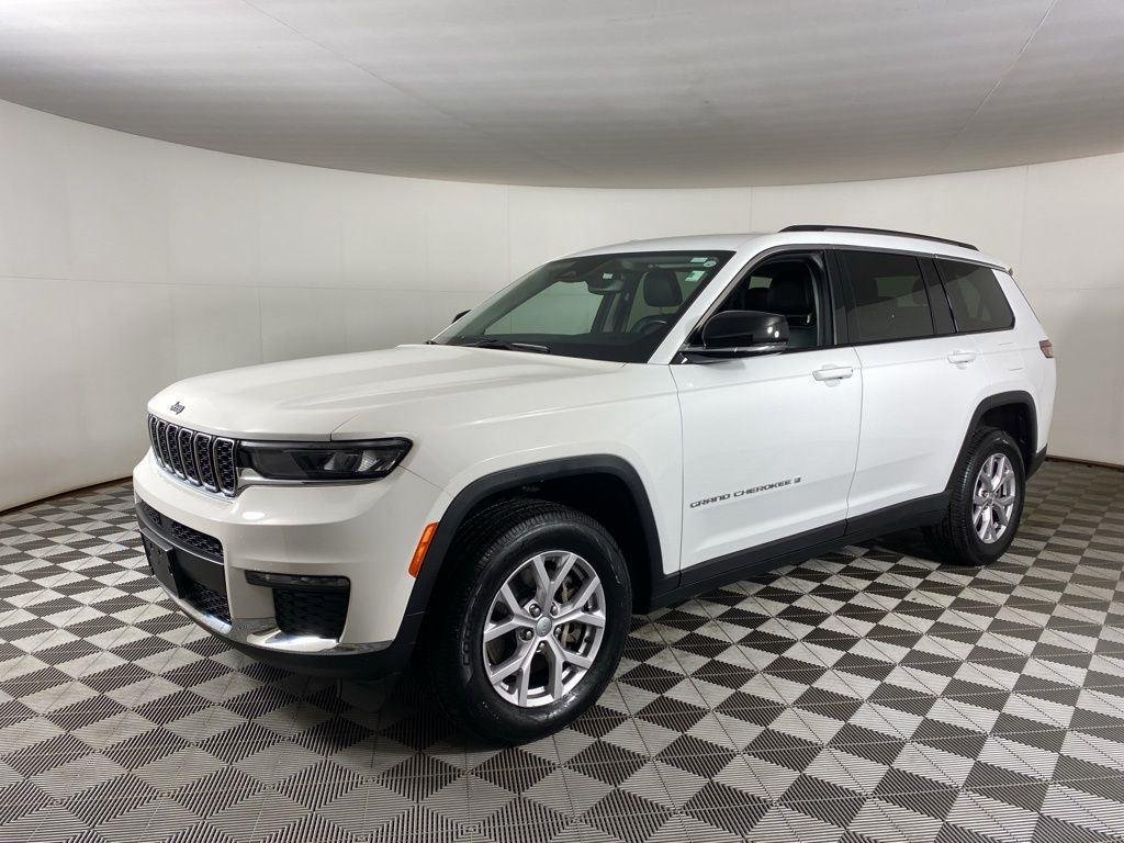Used 2021 Bright White Clearcoat Jeep Limited image 6