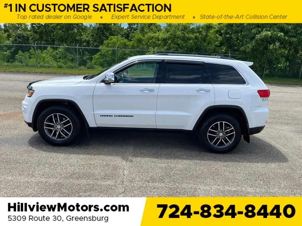 Used 2018 Bright White Clearcoat Jeep Limited image 2