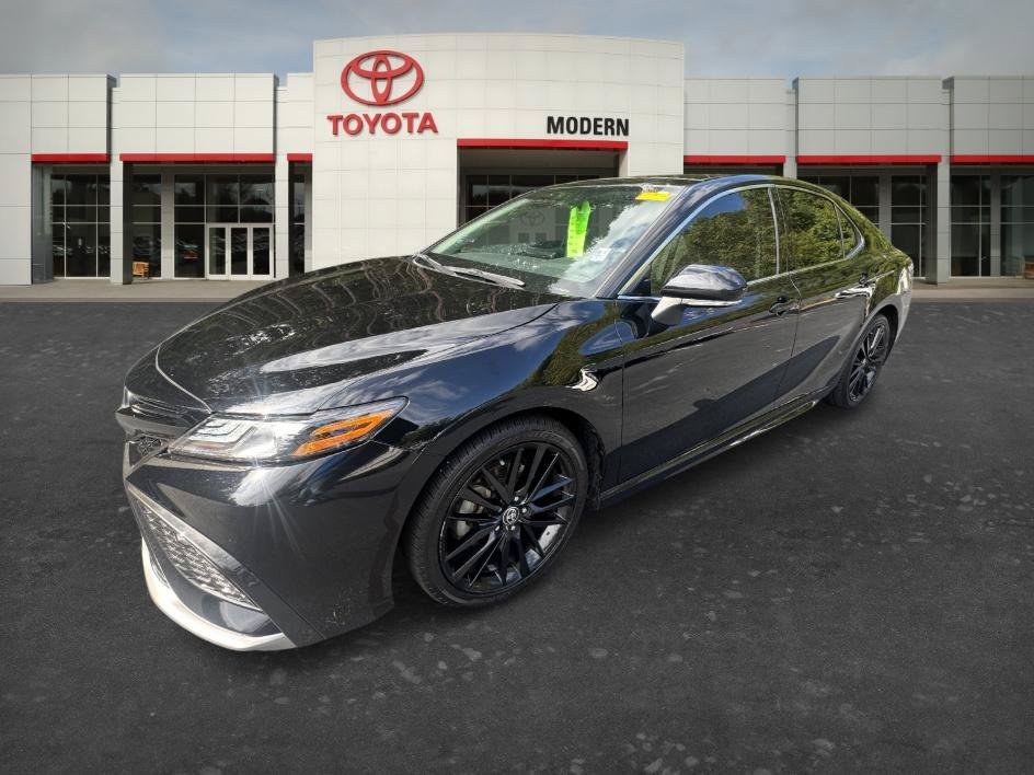 Used 2023 Midnight Black Metallic Toyota XSE image 1