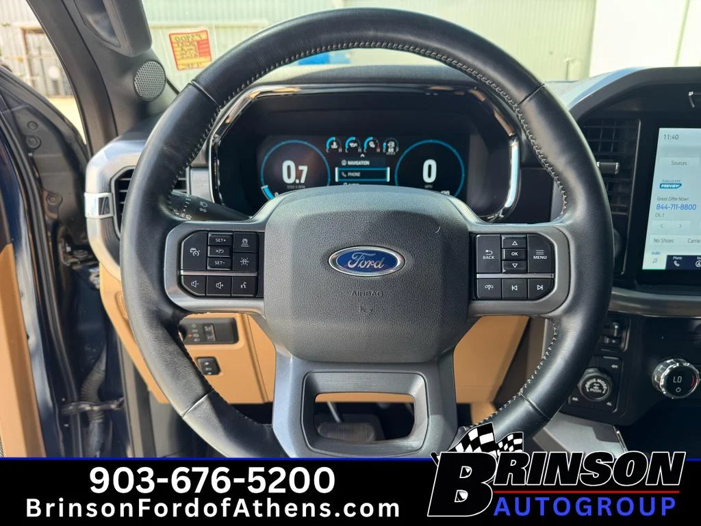 Used 2021 Antimatter Blue Metallic Ford LARIAT image 17