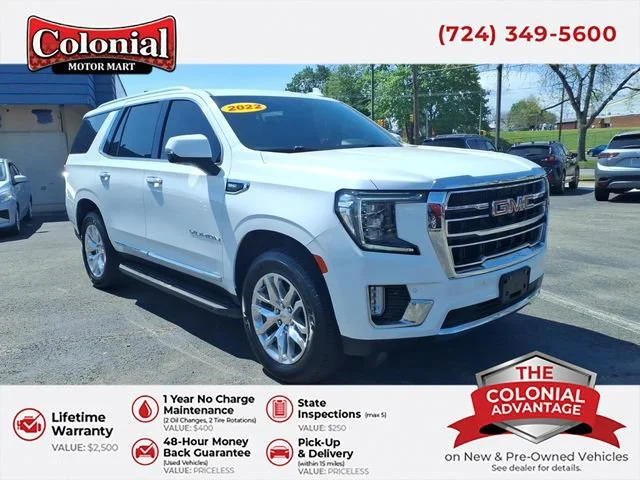 Used 2022 Summit White GMC SLT image 1