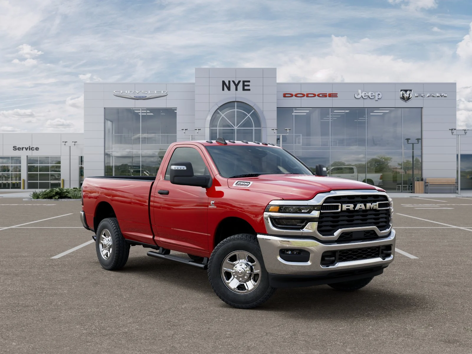 New 2026 Flame Red Clear-Coat Exterior Paint RAM Tradesman image 32