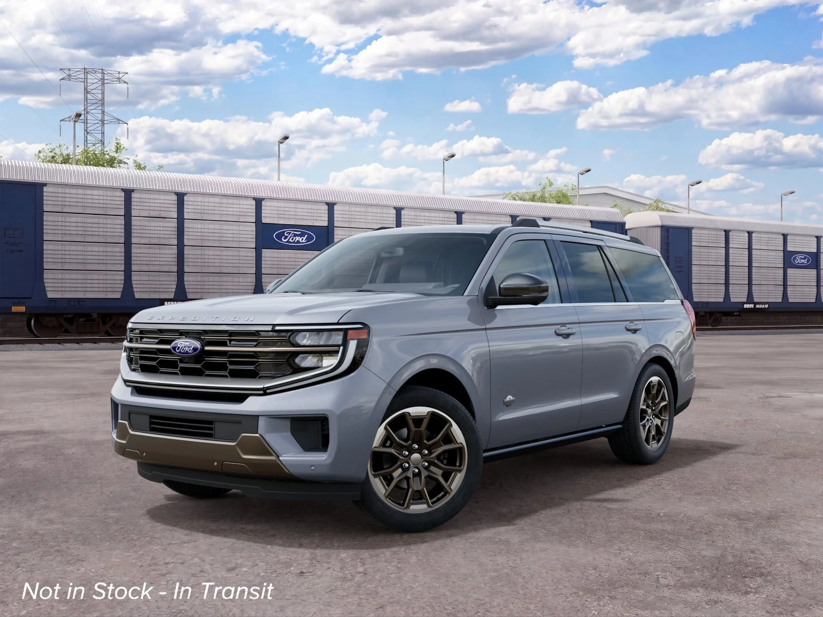 New 2027 Glacier Gray Metallic Tri-Coat Ford King Ranch® image 2
