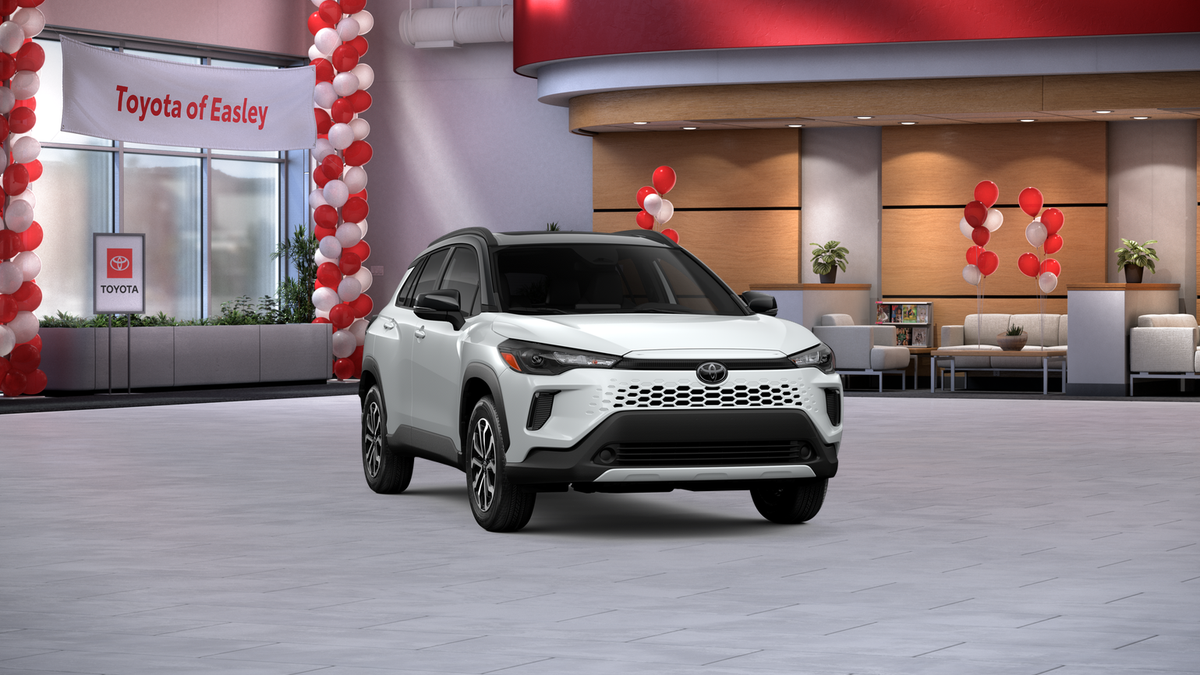New 2026 Wind Chill Pearl with Jet Black roof Toyota Hybrid SE image 16