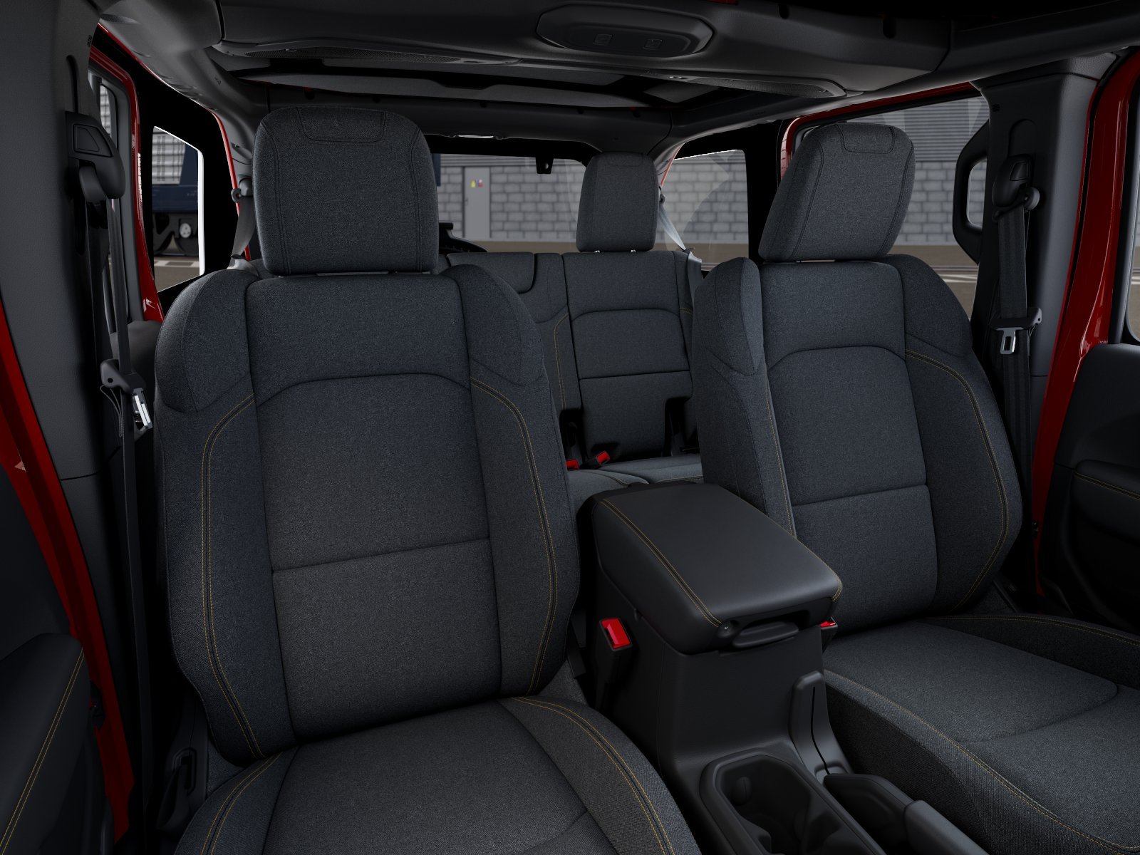New 2026 Firecracker Red Clear-Coat Exterior Paint Jeep Sahara image 9